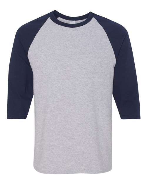 Gildan Unisex Heavy Cotton™ Raglan Three-Quarter Sleeve T-Shirt