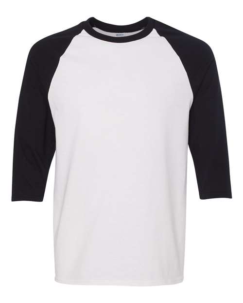 Gildan Unisex Heavy Cotton™ Raglan Three-Quarter Sleeve T-Shirt