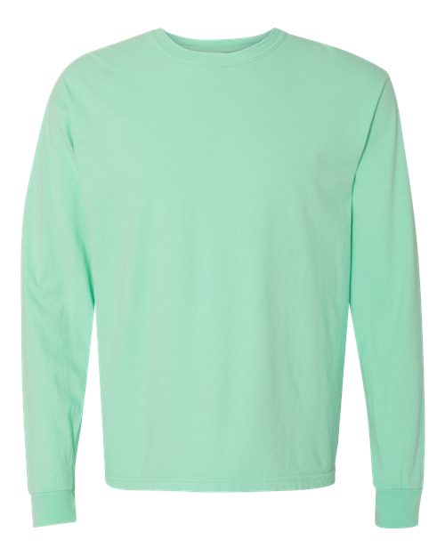 Comfort Colors Unisex Garment-Dyed Heavyweight Long Sleeve T-Shirt - Island Reef