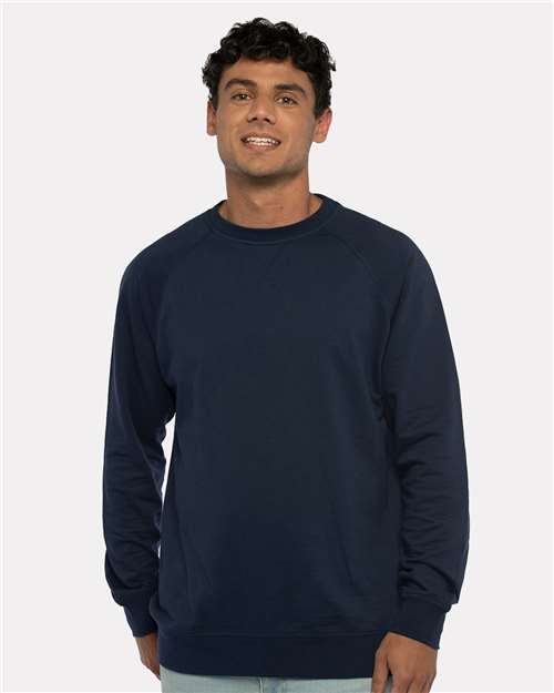Next Level Unisex Laguna Raglan Crewneck Sweatshirt