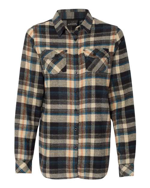Burnside Women's Yarn-Dyed Flannel Shirt