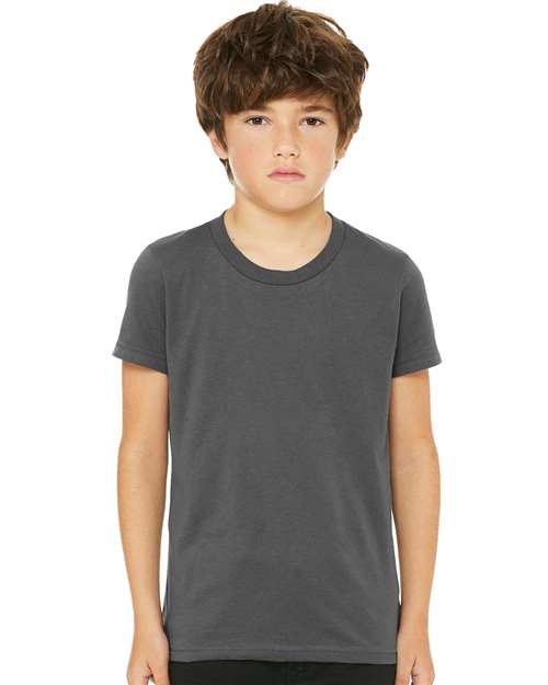 BELLA + CANVAS Youth Jersey Tee - Asphalt