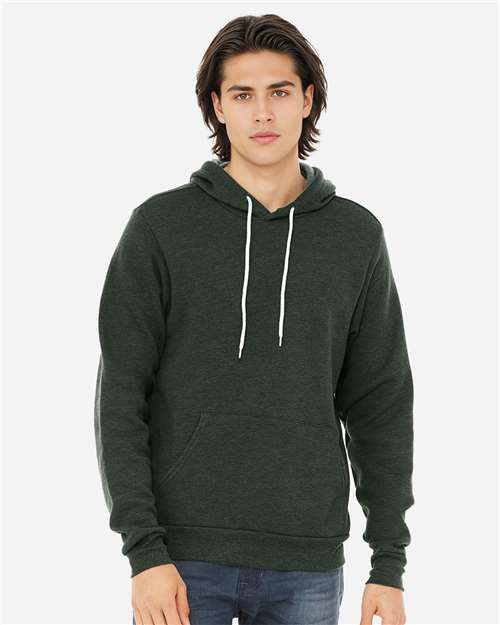 BELLA + CANVAS Unisex Sponge Fleece Hoodie Sweatshirt - Ash