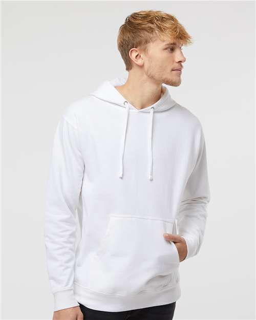 Independent Trading Co. Unisex Midweight Hooded Sweatshirt - White