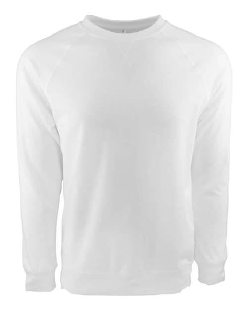 Next Level Unisex Laguna Raglan Crewneck Sweatshirt