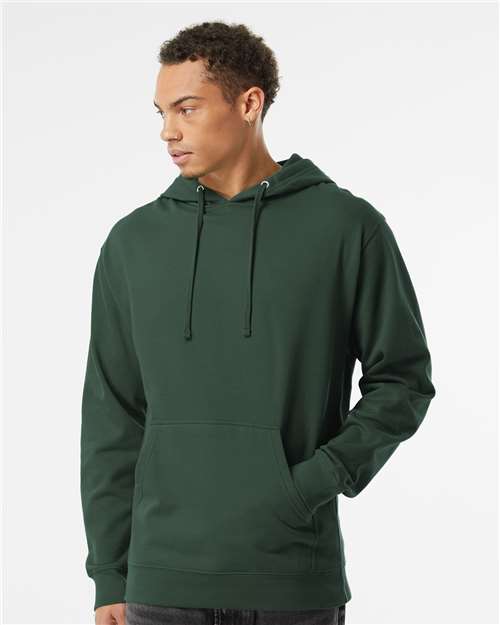 Independent Trading Co. Unisex Midweight Hooded Sweatshirt - Alpine Green