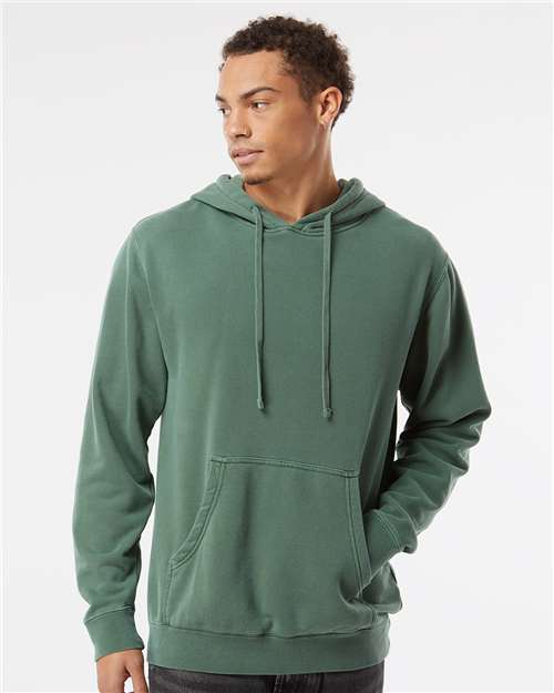 Independent Trading Co. Unisex Midweight Pigment-Dyed Hooded Sweatshirt