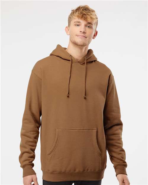 Independent Trading Co. Unisex Heavyweight Hooded Sweatshirt - Saddle