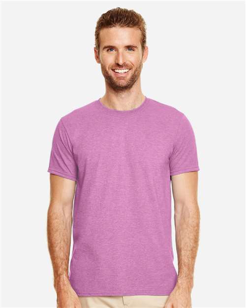 Gildan Unisex Softstyle® T-Shirt - Heather Radiant Orchid