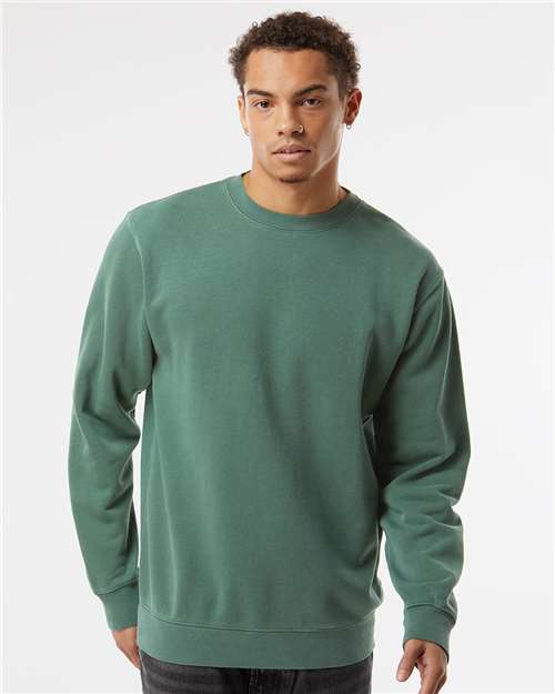 Independent Trading Co. Unisex Midweight Pigment-Dyed Crewneck Sweatshirt