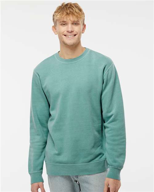 Independent Trading Co. Unisex Midweight Pigment-Dyed Crewneck Sweatshirt