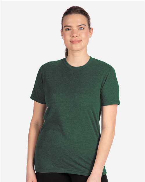 Next Level Sueded T-Shirt - Heather Forest Green