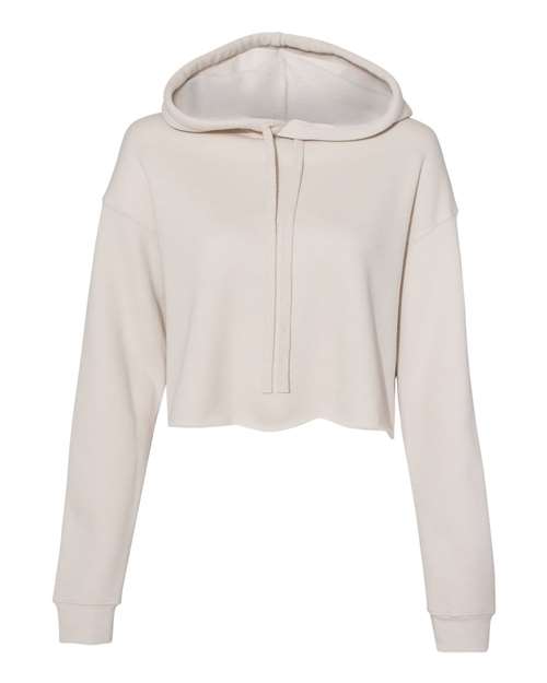 BELLA + CANVAS Women's Crop Fleece Hoodie Sweatshirt
