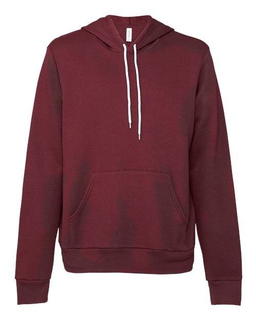BELLA + CANVAS Unisex Sponge Fleece Hoodie Sweatshirt - Maroon