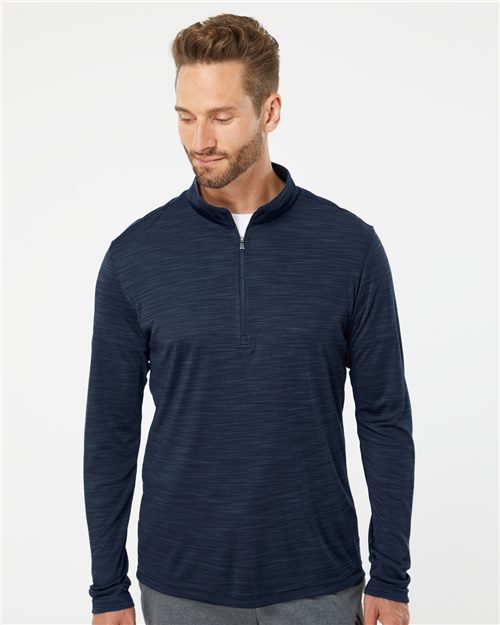 Adidas Men's Lightweight Mélange Quarter-Zip Pullover