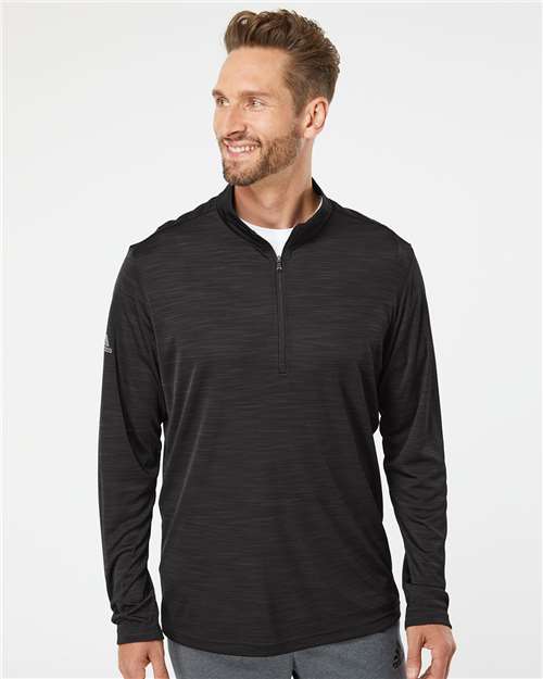 Adidas Men's Lightweight Mélange Quarter-Zip Pullover