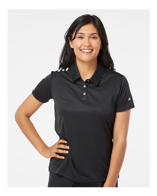Adidas Women's 3-Stripes Shoulder Polo