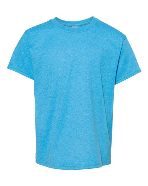 Gildan Youth Heavy Cotton™ T-Shirt - Heather Sapphire