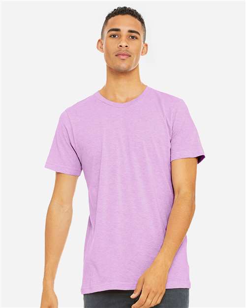 BELLA + CANVAS CVC Jersey Tee - Heather Prism Lilac