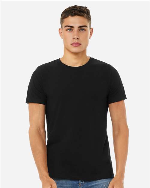 BELLA + CANVAS CVC Jersey Tee - Solid Black Blend