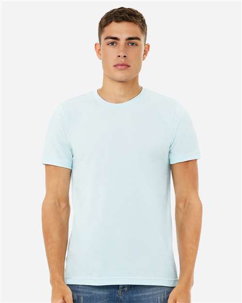BELLA + CANVAS CVC Jersey Tee - Heather Ice Blue
