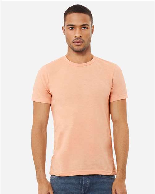 BELLA + CANVAS CVC Jersey Tee - Heather Peach