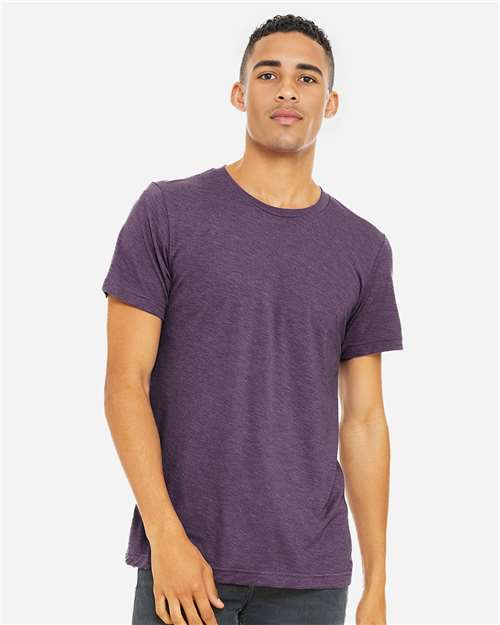 BELLA + CANVAS CVC Jersey Tee - Heather Team Purple