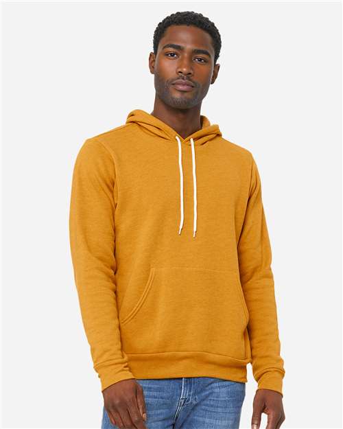 BELLA + CANVAS Unisex Sponge Fleece Hoodie Sweatshirt - Ash