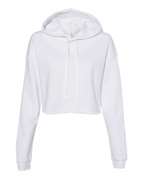 BELLA + CANVAS Women's Crop Fleece Hoodie Sweatshirt