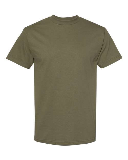 American Apparel Unisex Heavyweight Cotton Tee - Military Green
