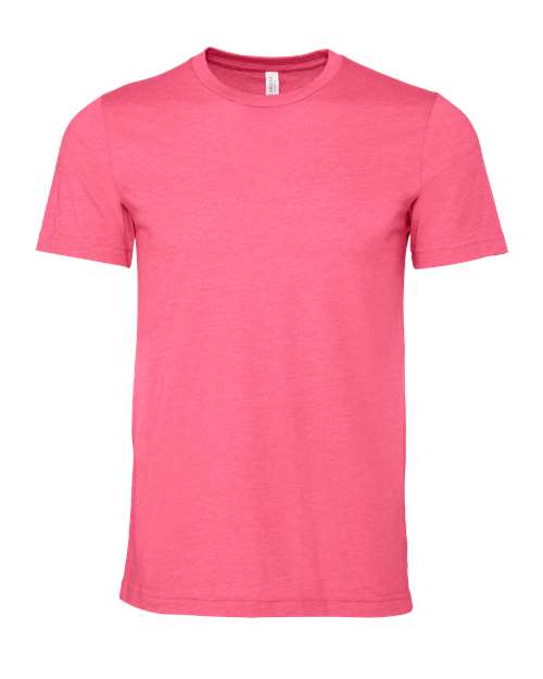 BELLA + CANVAS CVC Jersey Tee - Heather Charity Pink