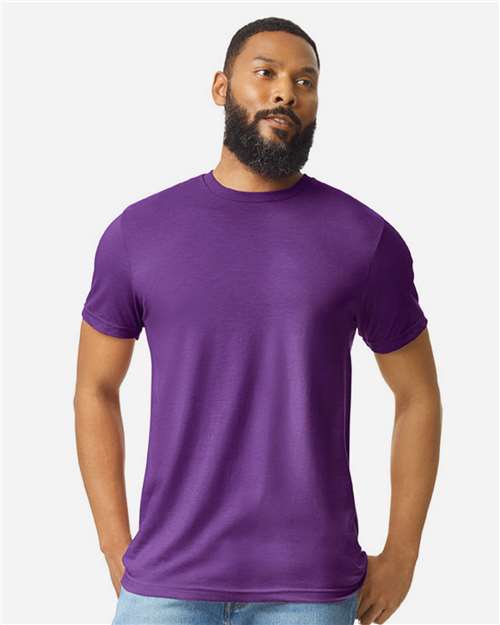Gildan Unisex Softstyle® CVC T-Shirt - Amethyst