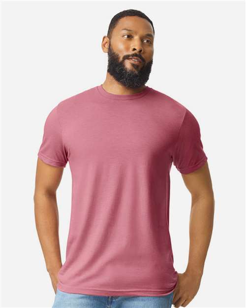 Gildan Unisex Softstyle® CVC T-Shirt - Plumrose