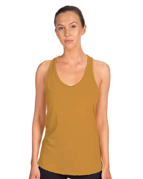 Next Level Women's Ideal Racerback Tank - Antique Gold