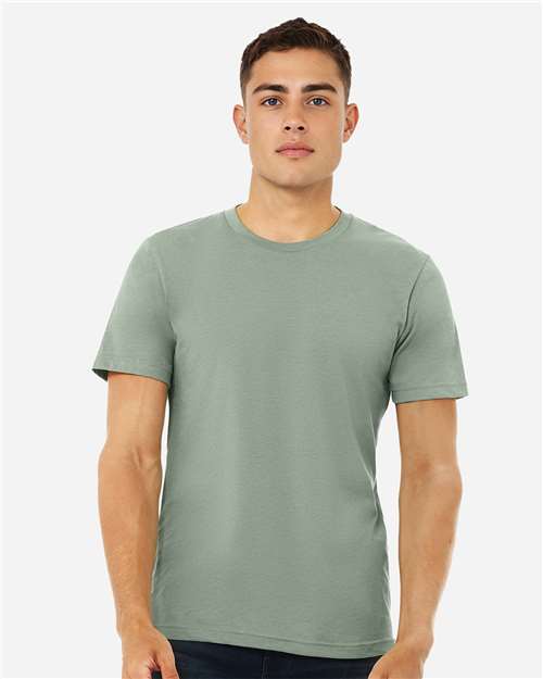BELLA + CANVAS CVC Jersey Tee - Heather Sage