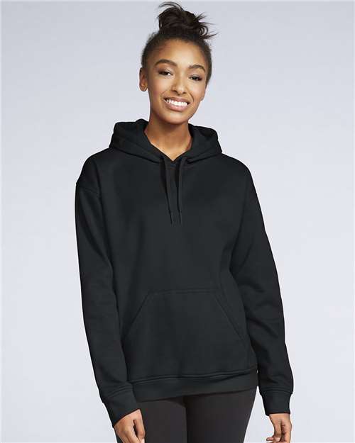 Gildan Unisex Softstyle® Midweight Hooded Sweatshirt - Black