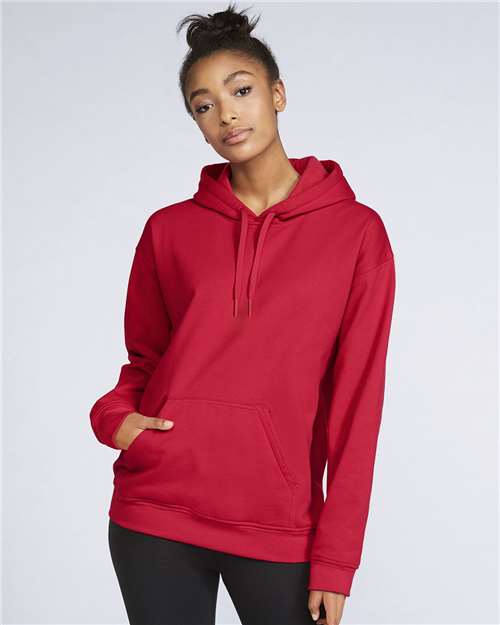 Gildan Unisex Softstyle® Midweight Hooded Sweatshirt - Red