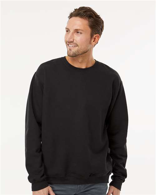 M&O Unisex Crewneck Fleece - Black