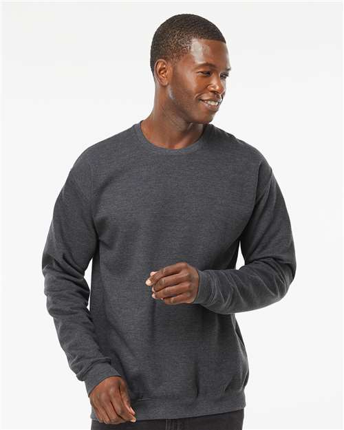 M&O Unisex Crewneck Fleece - Black
