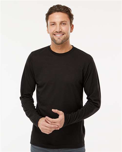 M&O Poly-Blend Long Sleeve T-Shirt