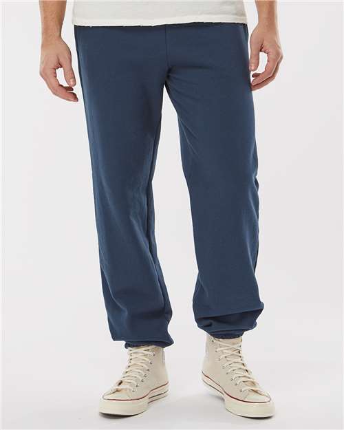 King Fashion Pocketed Sweatpants with Elastic Cuffs