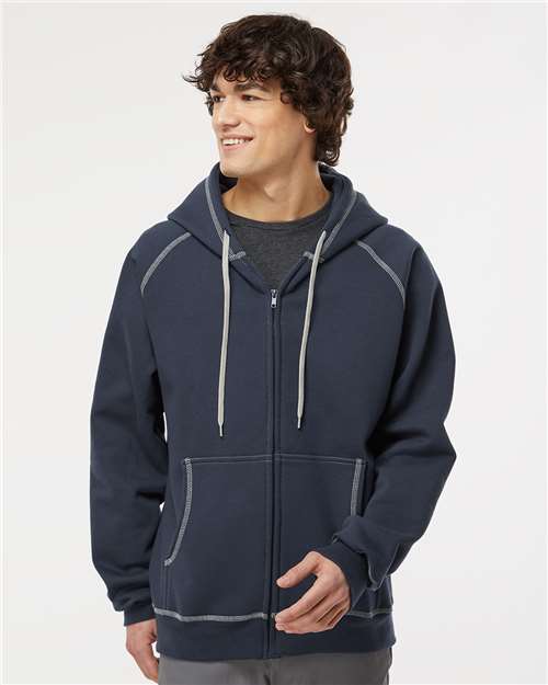 King Fashion Extra Heavy Full-Zip Hooded Sweatshirt