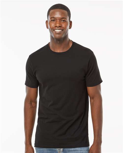 M&O Fine Jersey T-Shirt - Fine Black