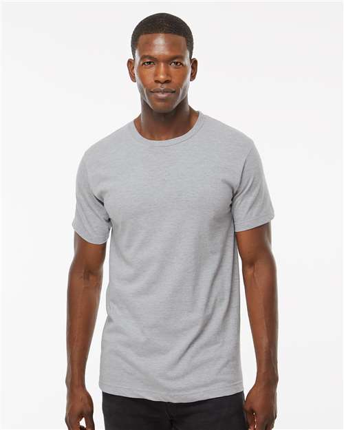 M&O Fine Jersey T-Shirt - Heather Grey