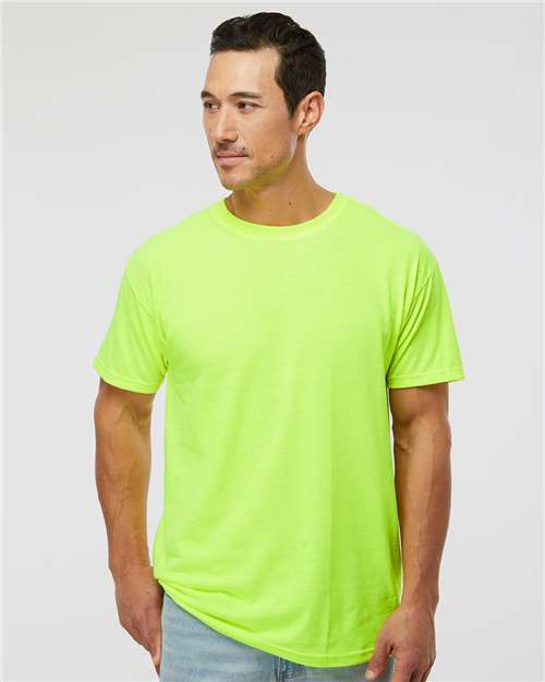 M&O Men's Gold Soft Touch T-Shirt - Safety Green