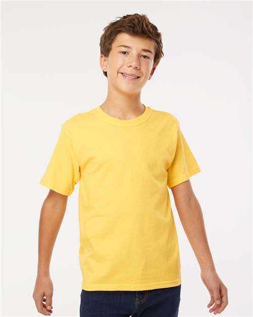 M&O Youth Gold Soft Touch T-Shirt - Yellow