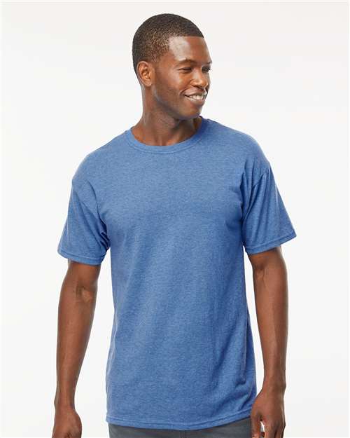 M&O Men's Gold Soft Touch T-Shirt - Heather Royal