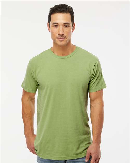 M&O Unisex Vintage Garment-Dyed T-Shirt - Aloe