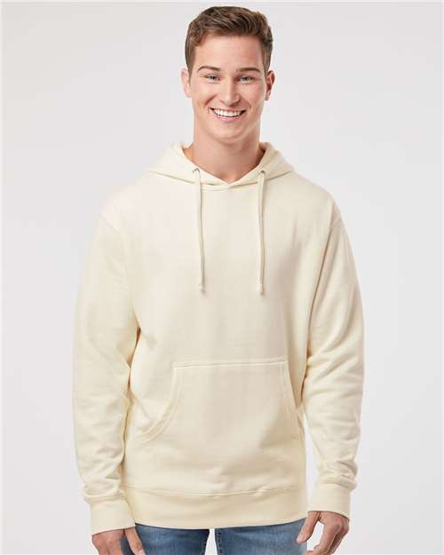 Independent Trading Co. Unisex Midweight Hooded Sweatshirt - Bone