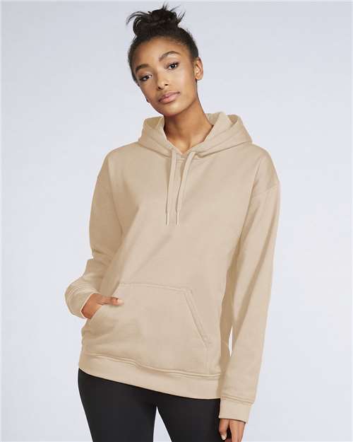 Gildan Unisex Softstyle® Midweight Hooded Sweatshirt - Sand